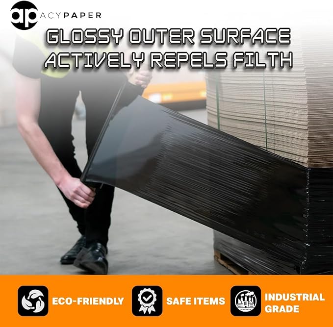 18" Black Stretch Wrap - Image 3