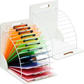 Sintuff 2 Pcs Clipboard Holder Wood Metal Clipboard Organizer White Clipboard by Sintuff
