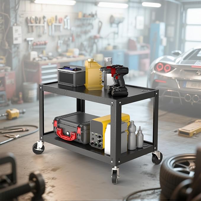 Extra Large Rolling Computer Cart - Image 8