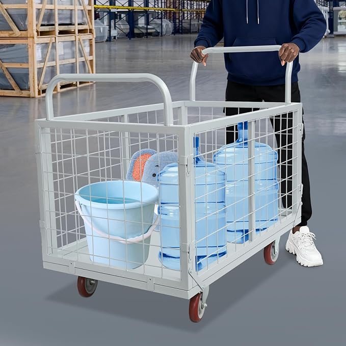 4-in-1 Heavy Duty Platform Truck Cart - Image 8