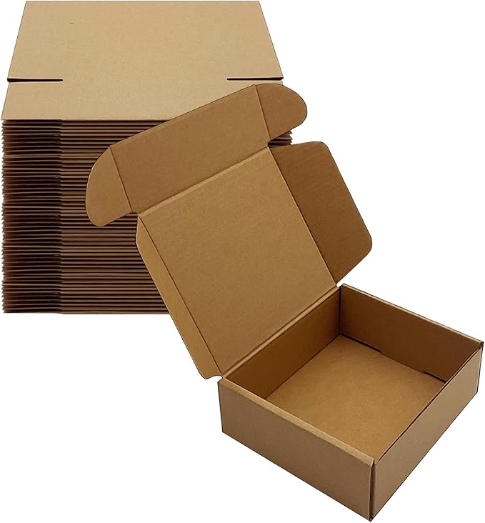 Shipping Boxes 6x5x2 inch 50 Pack by KIAECHWU