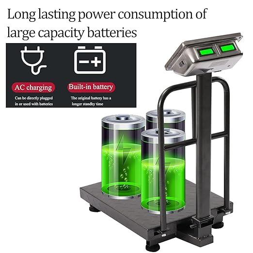 660LBS Industrial Platform Scale Weight Computing Digital Scale Floor Platform - Image 2