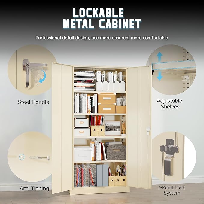 Superday Metal Storage Cabinet - Image 7
