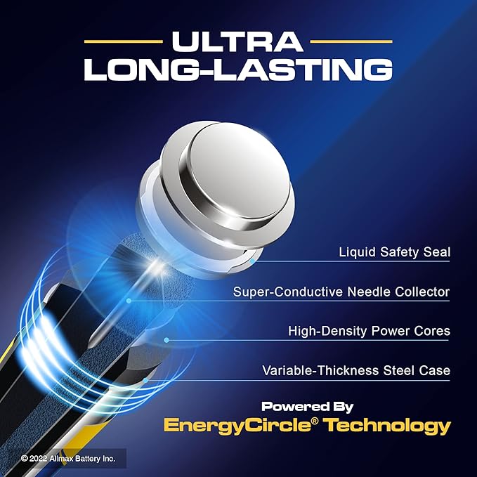 Allmax AA Maximum Power Alkaline Double A Batteries – Ultra Long-Lasting - Image 3