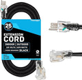 12 Gauge Extension Cord 25 Ft, SJTOW Oil Resistant & Flame Retardant Heavy Duty by Thonapa