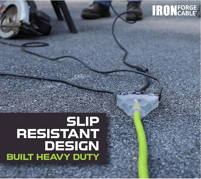 Iron Forge Cable 10 Gauge 50ft Lighted Outdoor Heavy Duty Extension Cord - 15 - Image 6