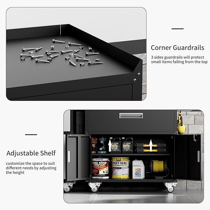 Metal Garage Storage Cabinet - Image 7