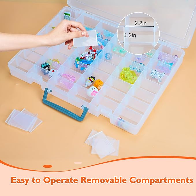 Bluedale 48 Grids Large Plastic Organizer Box - Image 3
