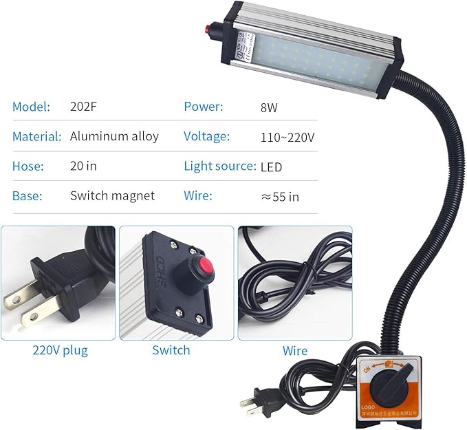 Magnetic Work Light, LED Machine Light - Image 3