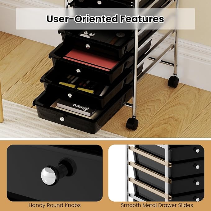 Giantex Rolling Storage Cart - Image 9