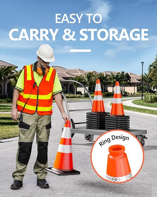 BATTIFE Traffic Cones 28 Inch - Image 7