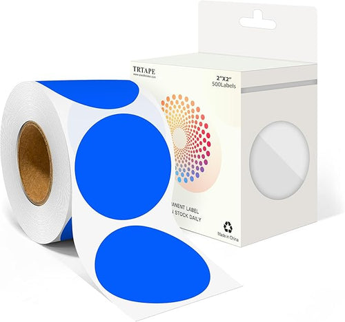 2 Inch Round Color Coding Labels by Unknown