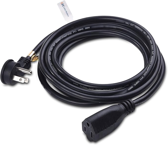 Cable Matters 2-Pack Low Profile Flat Plug Extension Cord 10 Feet - Image 2