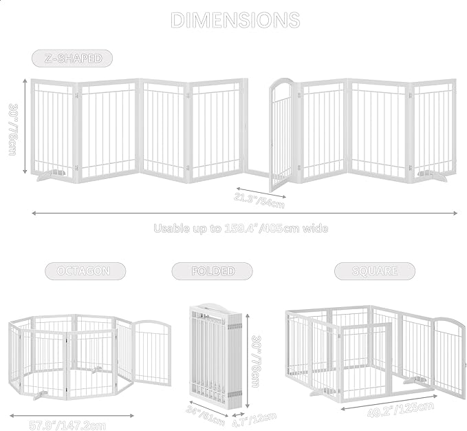 JSB 192-inch Extra Wide 30-inch Tall Dog gate - Image 2