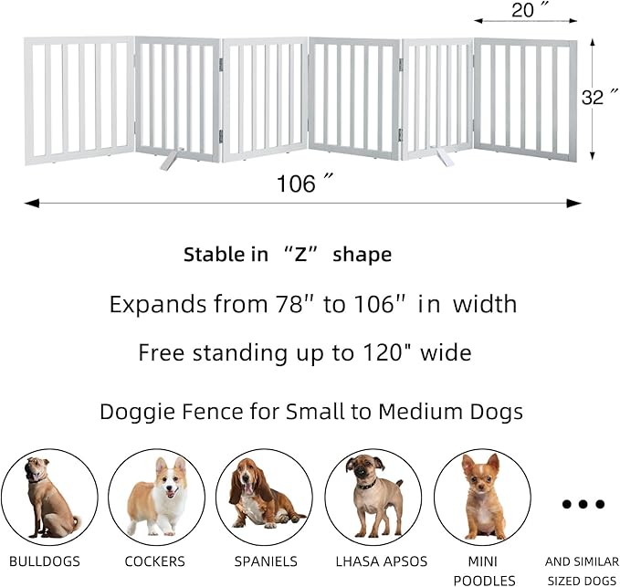 ZJSF Freestanding Indoor Dog Gate - Image 6