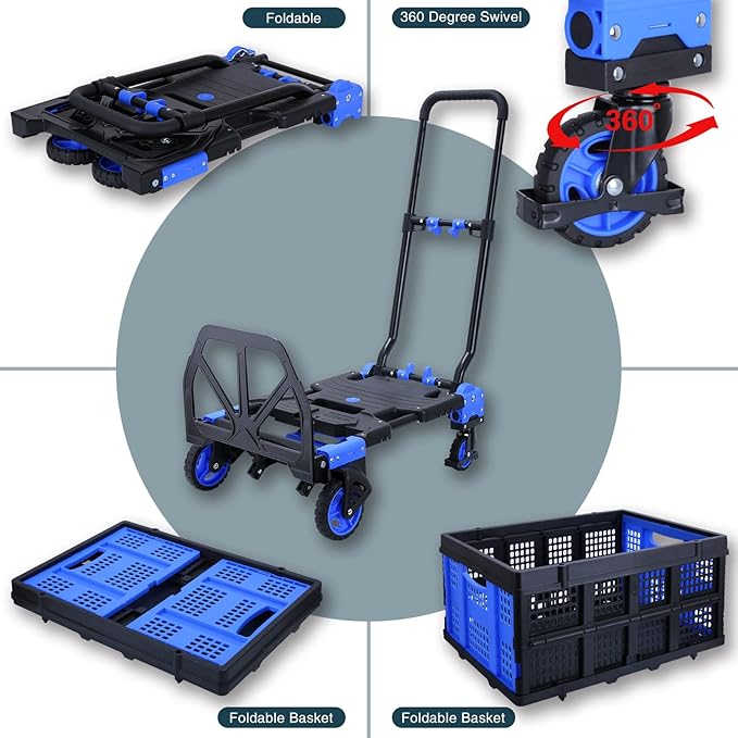 2-in-1Folding Hand Truck Dolly - Image 4