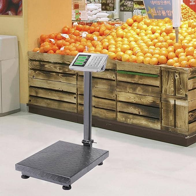 TUFFIOM 661lbs Electronic Industrial Commercial Platform Scale, Stainless Steel - Image 9