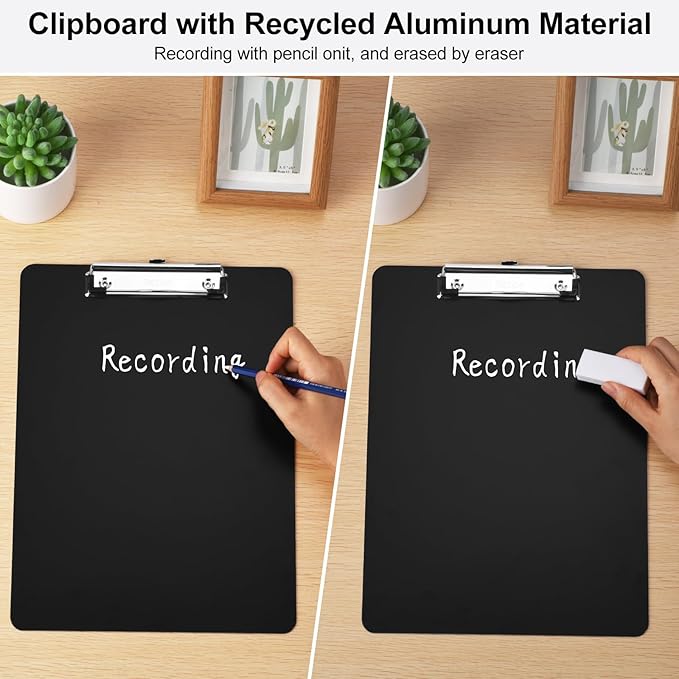 ZCZN Metal Clipboards, 18 Pack Heavy Duty Aluminum Clipboards 12 x 9 Inches - Image 4