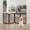 Dog Gates for Doorways, Freestanding Dog Gate Indoor, Foldable Pet Gates for by Algherohein