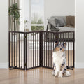 Dog Gates for Doorways, Tall Dog Gate Indoor, Foldable Pet Gates for Doorways by Algherohein