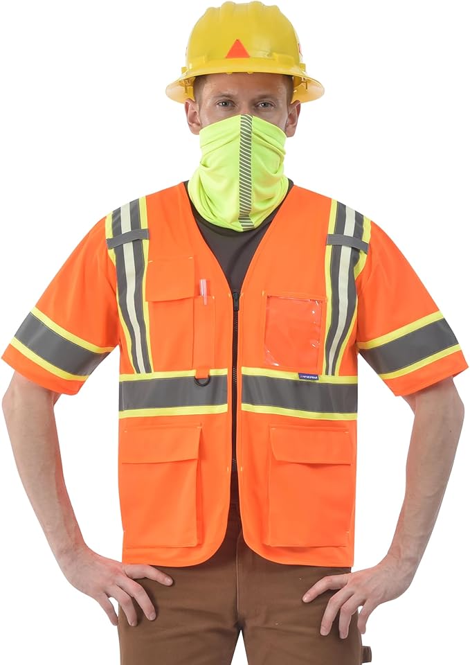 AYKRM 11 color High Vis Reflective Safety Vest by AYKRM