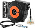 DEWENWILS Retractable Extension Cord Reel, 40 FT Heavy Duty Power Cord by DEWENWILS