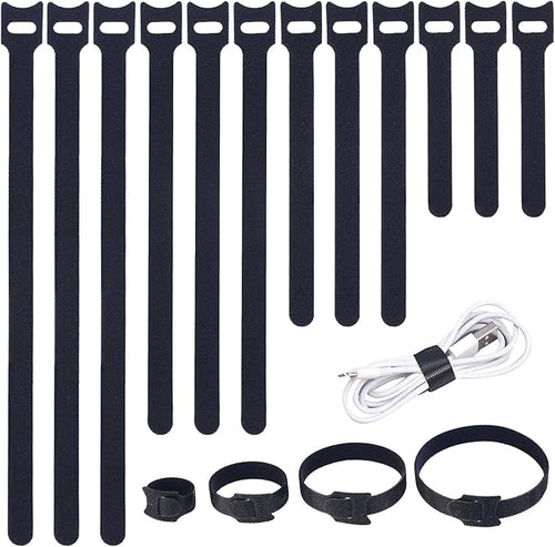 200PCS Reusable Cable Ties Wire Ties Cord Organizer Cable Organizer Adjustable by SyncYourLifeWithMVYC