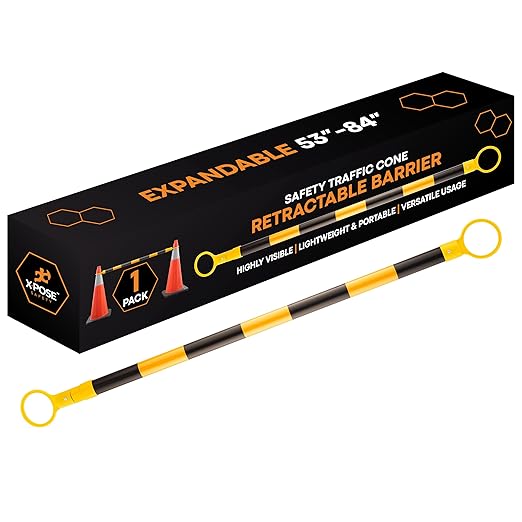 Retractable Barrier for Safety Traffic Cones by XposeSafety