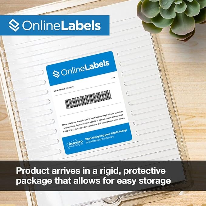 Removable Sticker Paper, 100 Sheets, 8.5 x 11 Full Sheet Label, Inkjet or Laser - Image 5