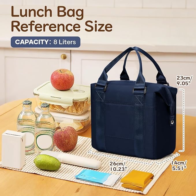 coowoz Lunch Box for Women Insulated Adult Lunch Tote Cooler Bag loncheras para - Image 5