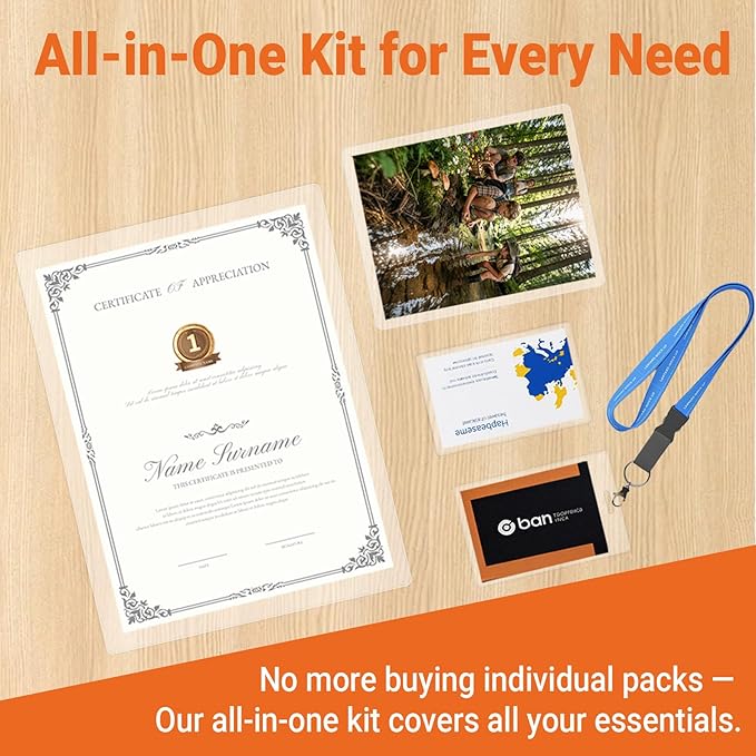 Binditek 5 Mil Thermal Laminating Pouches, 200 Pack, Ultra Clear — Letter 9x11.5 - Image 5