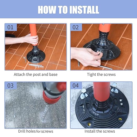 BESEA 8PCS 48" Traffic Delineator Posts - Image 7