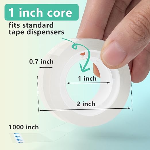OWLKELA 24 Rolls Transparent Tape Refills, All-Purpose Transparent Glossy Tape - Image 2