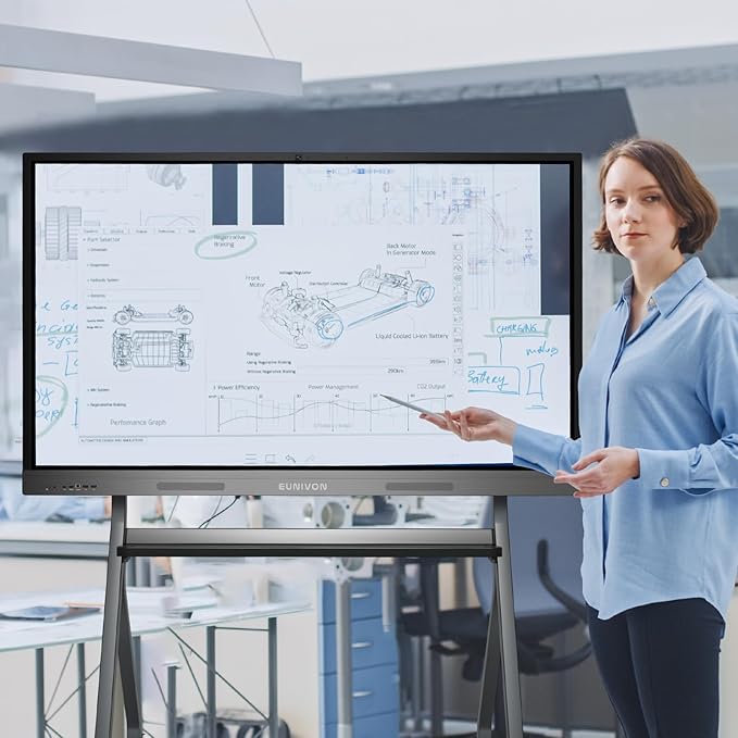 Interactive Whiteboard, 8+128GB Interactive Touch Screen Smartboard, Smart Board - Image 5