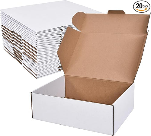 12x9x4 Inches Shipping Boxes Set of 20, Literature Mailer Box Packaging Supplies by Unknown