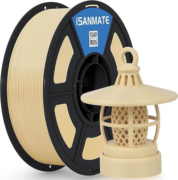 iSANMATE ASA Filament 1.75mm Beige 1KG, UV & Weather Resistant 3D Printer by iSANMATE