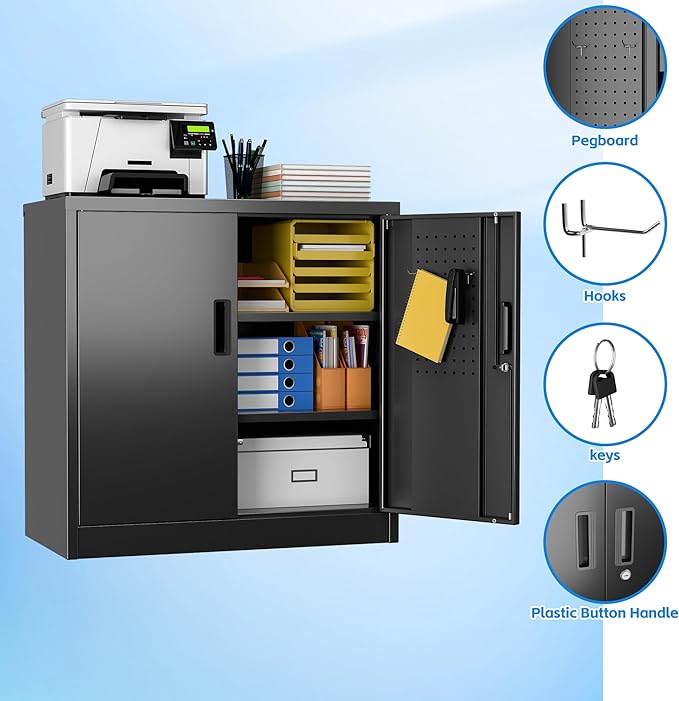 Metal Storage Cabinet, Garage Storage Cabinet - Image 7