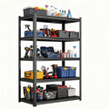 Storage Shelves, Garage Metal Shelving Unit, Adjustable, Double-Layer Column by Beaunatixx
