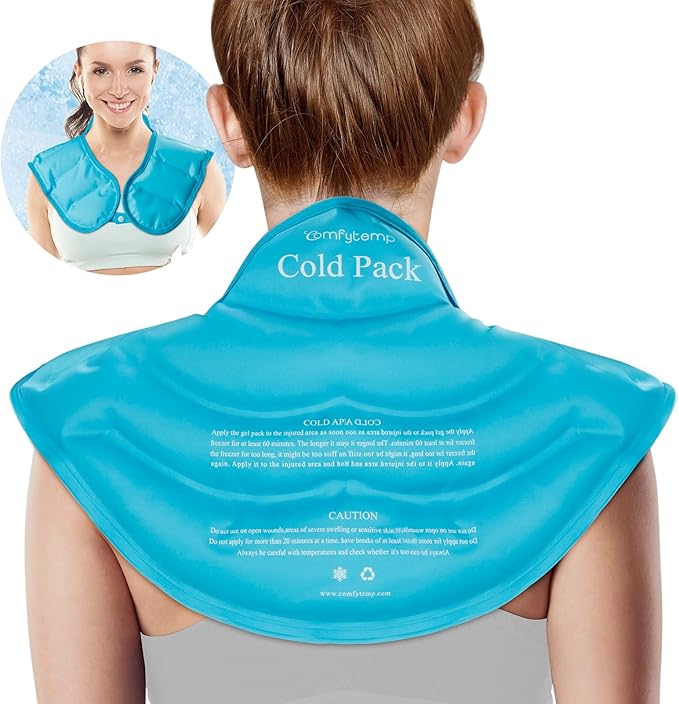 Comfytemp Ice Pack for Neck Shoulders Pain Relief, FSA Approved HSA, Resuable by Comfytemp