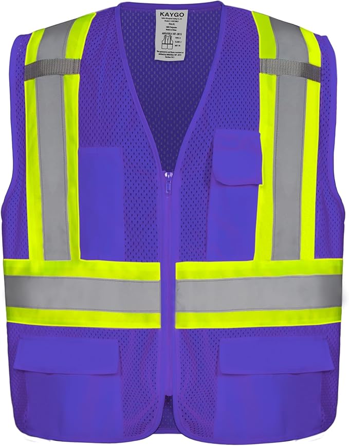 KAYGO Safety Vest with Pockets by KAYGO