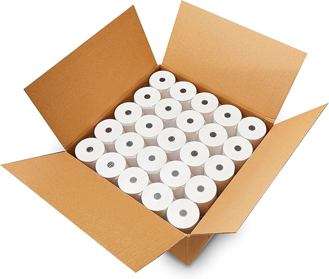 CLOVER POS 3-1/8" x 230' THERMAL RECEIPT PAPER BPA FREE by WRBSUPPLY