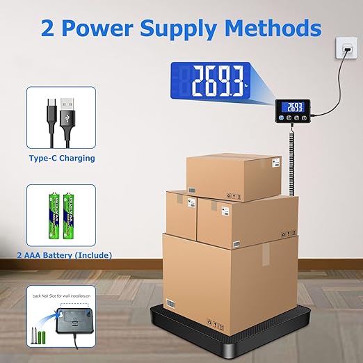 Shipping Scale, 440 lbs/0.35oz High Accurate Digital Postal Scale - Image 6