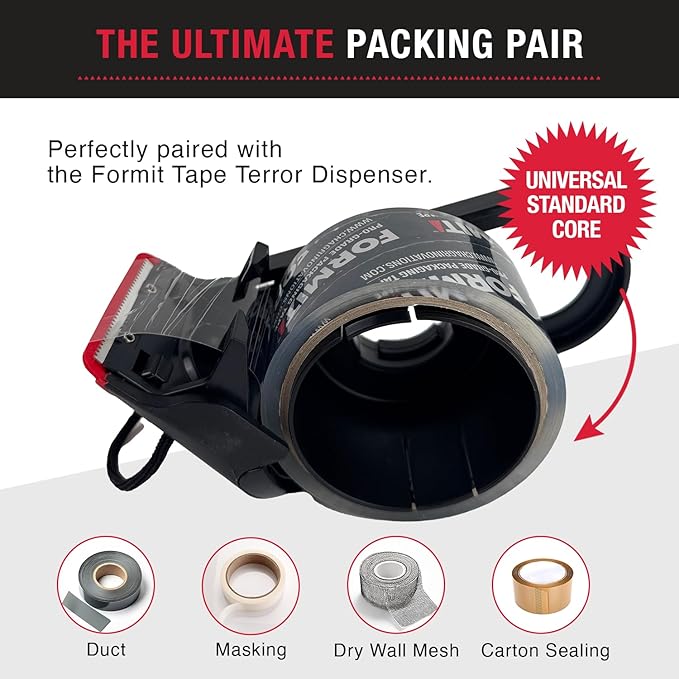 Clear Packing Tape with Dispenser - Image 3