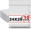 Ireer 10 Pack Extra Large 24 x 28" Bubble Mailers Poly Padded Envelopes by Ireer