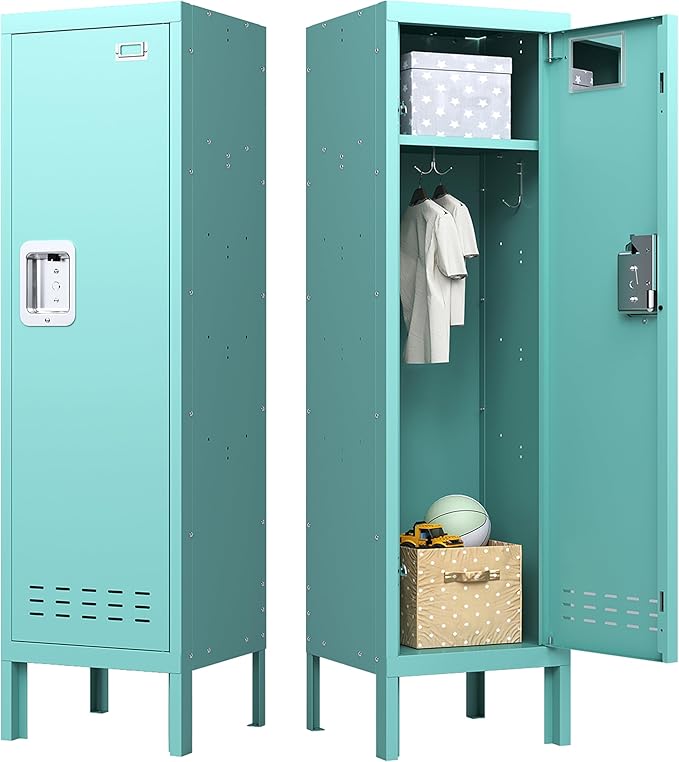 Metal Kids Locker, Metal Cabinet Storage Lockers, Lockable by BUTISOW
