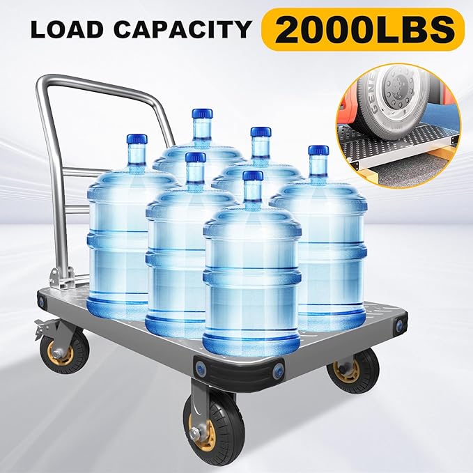 Folding Platform cart Dolly cart Push Cart Dolly Moving Platform - Image 6