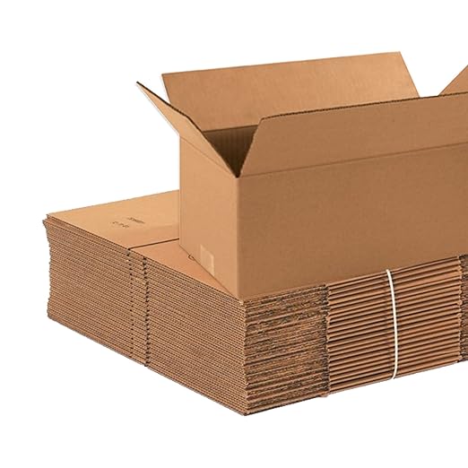 AVIDITI Shipping Boxes Flat 16"L x 8"W x 6"H, Moving and Storage - Image 2