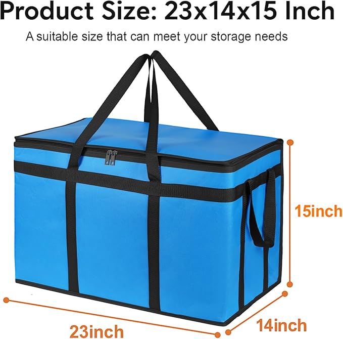 Bodaon Large 2-Pack Insulated Food Delivery Bag - Image 3