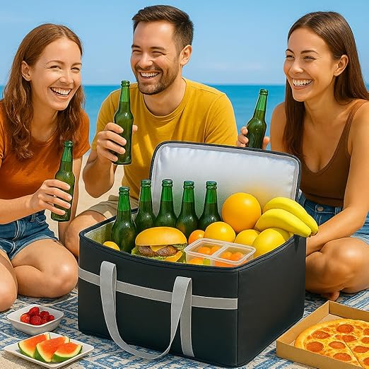 musbus Insulated Food Delivery Bag Cooler Bags Keep Food Warm Catering Therma - Image 7