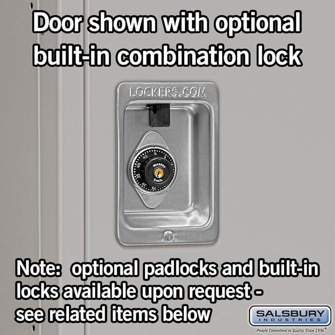 Salsbury Industries 62352GY-U Unassembled Standard Metal Locker - Image 5